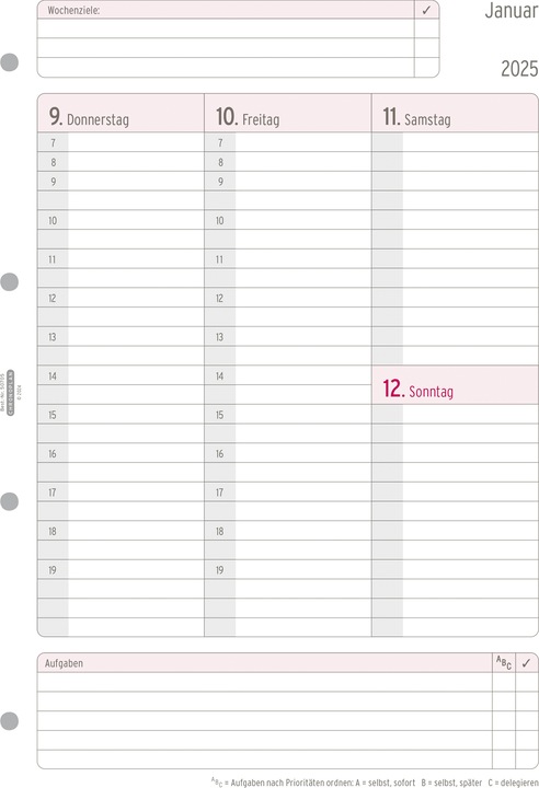 Produktbild Chronoplan Wochenplan (A4, Deutsch)