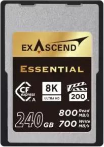 Exascend CFexpress Card Type A 240GB R800/W700 Essential Series (new) (240 GB, CFexpress type A)