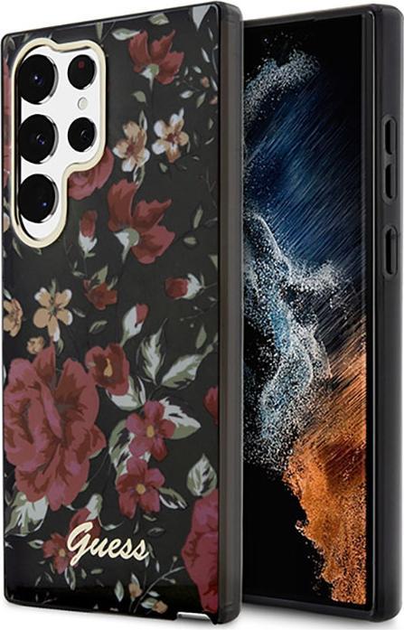 Produktbild Guess GUHCS23LHCFWSA S23 Ultra S918 green/kaki hardcase Flower Collection (Samsung Galaxy S23 Ultra)
