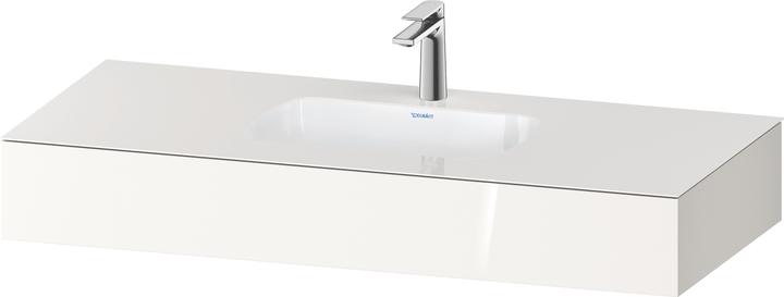 Duravit Qatego Einbauwaschtisch mit Konsole, 1200x550x170mm (550 mm, 1200 mm)