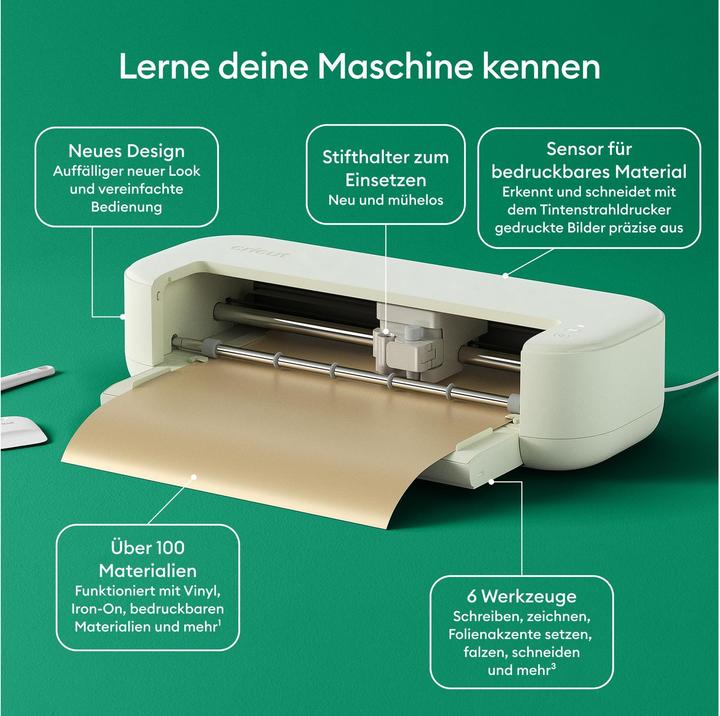 Actual product image Cricut Explore™ 5 Essential Bundle (Cream)