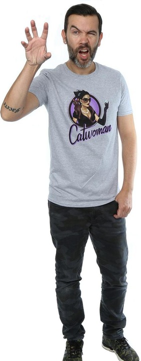 Immagine prodotto Universal Textiles Maglietta Catwoman Heather (L)