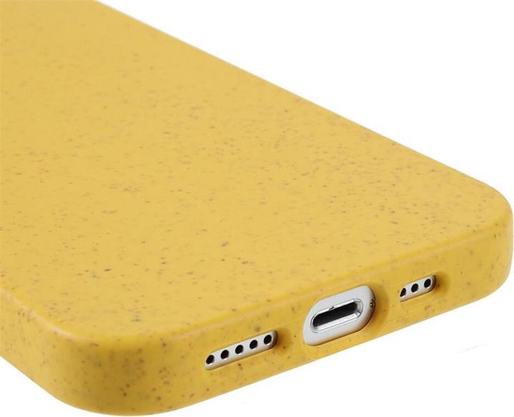 Actual product image Cover-Discount iPhone 15 Pro Max - Eco-Friendly Organic Sleeve yellow (Apple iPhone 15 Pro Max)
