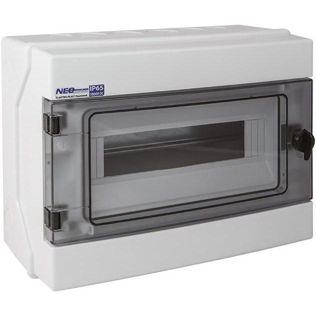 Elektro-Plast, Systemstromversorgung, Modulare hermetische Schaltanlage (500V AC 1000V DC) 1x12 Aufputz (N+PE) IP65 RH-1...