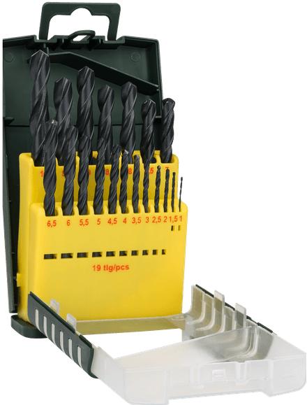 Produktbild Bosch Zubehör Metallbohrer-Set HSS-R, 19-teilig, 1 - 10 mm (1 mm, 1.5 mm, 2 mm, 2.5 mm, 3 mm, 3.5 mm, 4 mm, 4.5 mm, 5 mm, 5.5 mm, 6 mm, 6.5 mm, 7 mm, 7.5 mm, 8 mm, 8.5 mm, 9 mm, 9.5 mm, 10 mm)