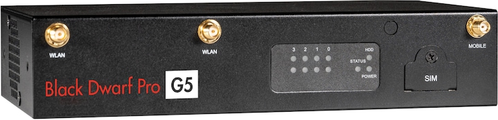 Produktbild Wortmann FIREWALL BLACK DWARF PRO G5 inkl. Securepoint Infinity-Lizenz UTM (12 Monate MVL)