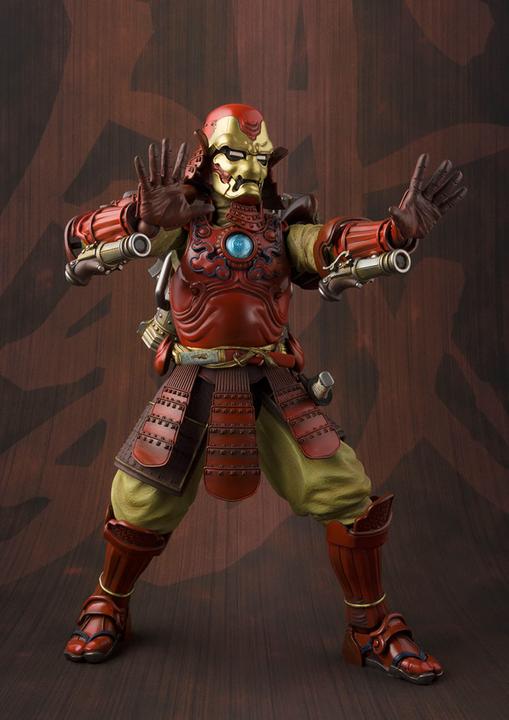 Actual product image Bandai Marvel "Iron Man Mark 3" Samurai action figure