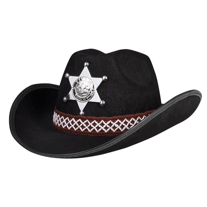Produktbild Boland Kinder Sheriff Hut schwarz