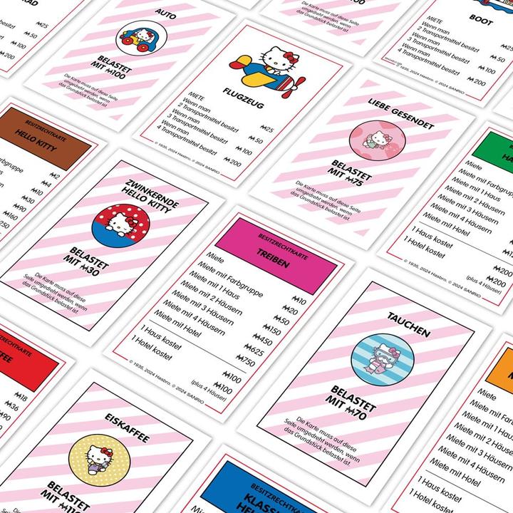 Produktbild Winning Moves Monopoly Hello Kitty (Deutsch, 2 - 6 Spieler)