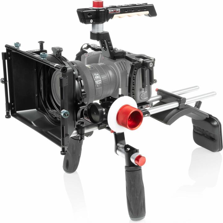 Immagine prodotto Shape Supporto a spalla Blackmagic Pocket Cinema 4K / 6K, scatola opaca, Follow Focus (Seguire la messa a fuoco, Tappetino Box)