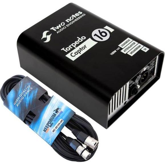 Two Notes Torpedo Captor 16 Loadbox mit XLR-Kabel, Effektgerät