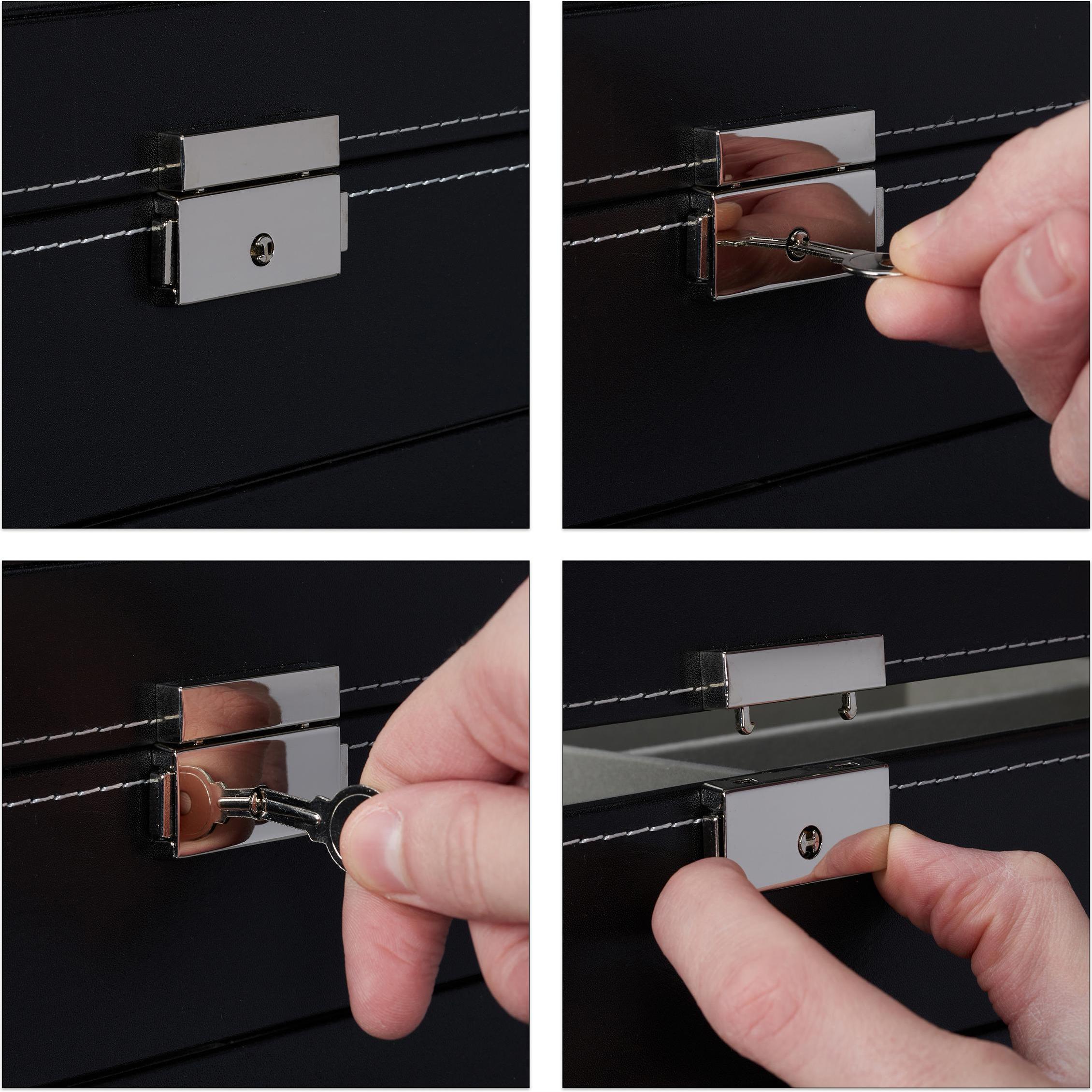 Thumbnail - Relaxdays, Brillen Zubehör, Brillenbox, Schwarz