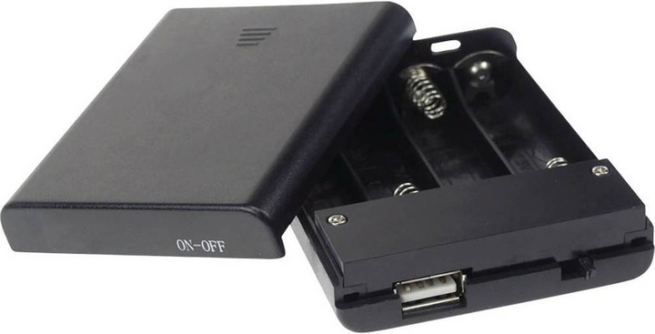 Produktbild Velleman Batteriehalter 4x Mignon (AA) (L x B x H) 60 x 20 x 80 mm 720429