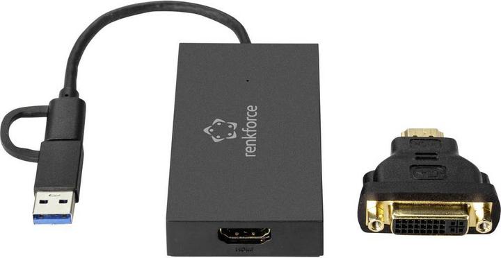 Produktbild Renkforce RF-4715072 (USB Typ-C, HDMI, DVI, USB-A, 4.60 cm)