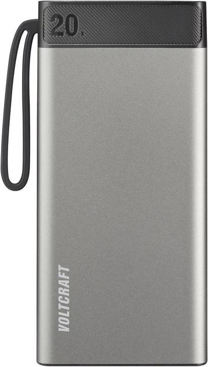 Image du produit Voltcraft PB-20-PD3.0 Powerbank 20000 mAh Power Delivery LiPo Gris-Noir (20000 mAh, 74 Wh)