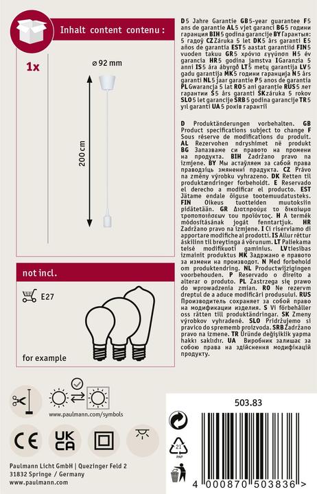 Immagine prodotto Paulmann Ketil (E27)