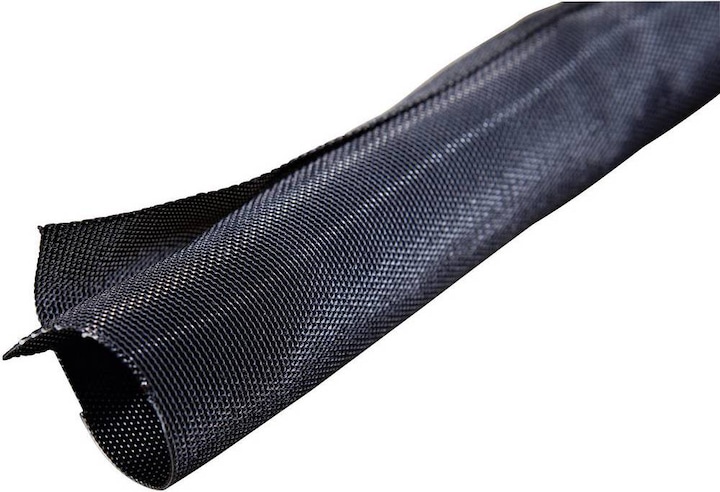Produktbild DSG Canusa 8690130955 Geflechtschlauch Schwarz Polyester 13 bis 13 mm 3 m (Kabelschlauch, 300 cm)