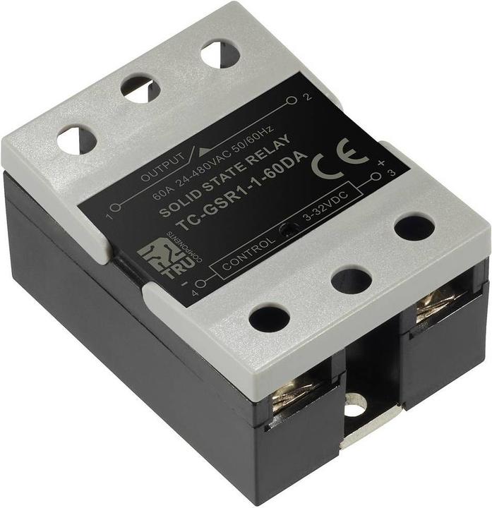 Produktbild Tru Components Halbleiterrelais TC-GSSR-1-60DA 60 A Schaltspannung max. 32 V/DC