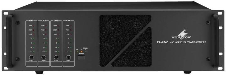 Produktbild Monacor ELA-Verstärker PA-4240 240 W 4-Kanal (Verstärker)