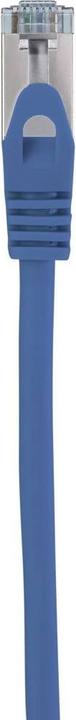 Produktbild Renkforce RF-5044976 RJ45 Netzwerkkabel, Patchkabel CAT 6a S/FTP 0.50 m Blue Fla (S/FTP, CAT6a, 0.50 m)