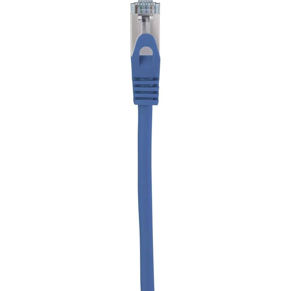 Thumbnail - Renkforce RF-5044976 RJ45 Netzwerkkabel, Patchkabel CAT 6a S/FTP 0.50 m Blue Fla (S/FTP, CAT6a, 0.50 m), Netzwerkkabel