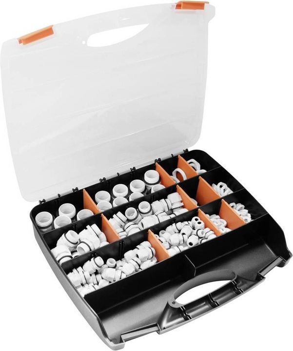 Produktbild Quadrios 2102CA116 Kabelverschraubung Sortiment PA66 Weiss 224 St.
