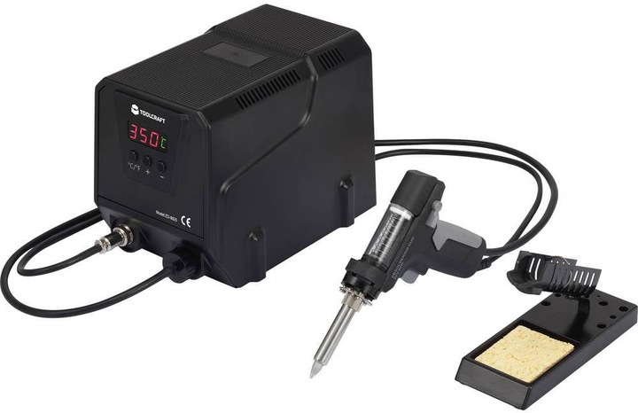 Produktbild Toolcraft TO-7863102 Entlötstation digital 90 W 160 - 480 °C inkl. Entlötsaugpu