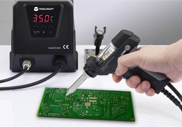 Actual product image Toolcraft digital desoldering station ZD-8925