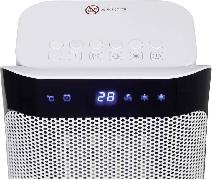 Produktbild SHE SHX 2564109 Heizlüfter Schwarz-Weiss (2000 W)