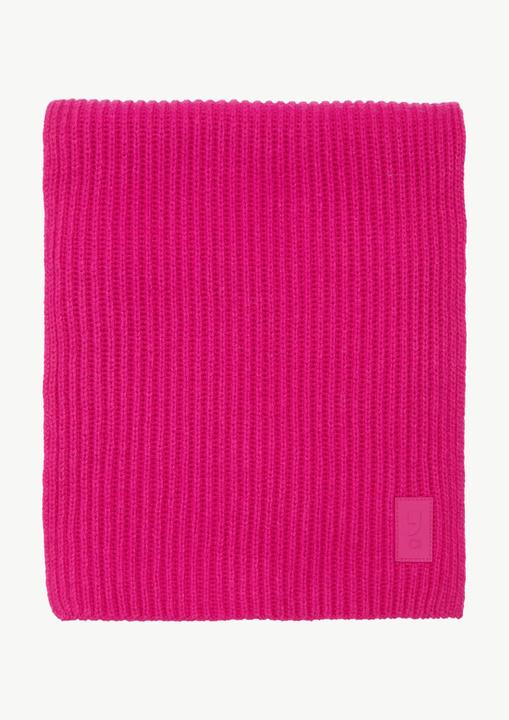 Produktbild Comma Tuch Gerippter Schal mit Label-Patch aus Wollmix