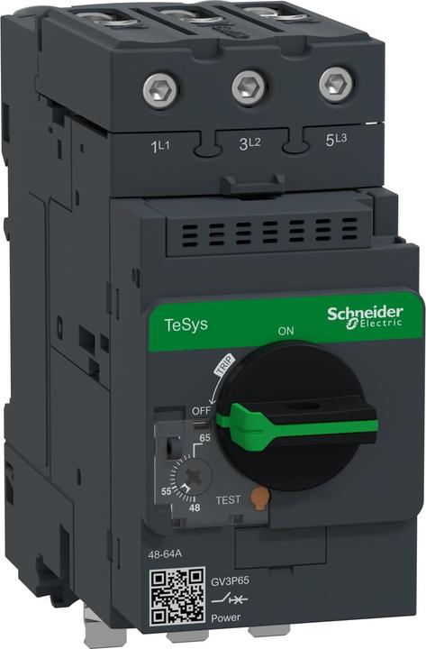 Actual product image Schneider Electric Motor protection switch, 3p, 48-65A TH.MAG. GV3P651
