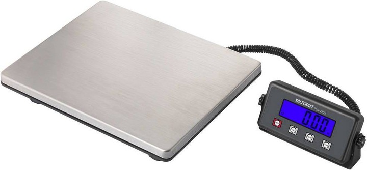 Actual product image Voltcraft VC-12870875 Floor scale Weighing capacity (max.) 200kg Readability 50g via plug-in power supply, b