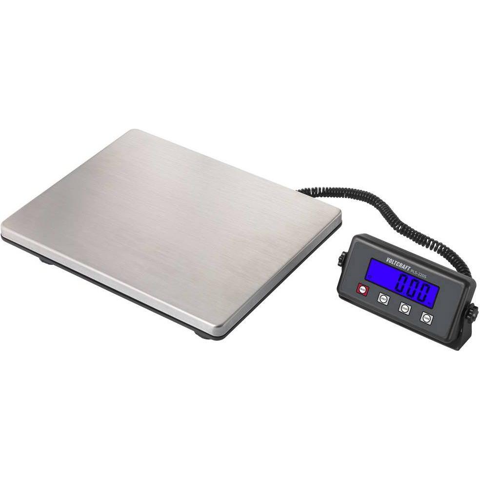 Voltcraft, Feinwaage, VC-12870875 Bodenwaage Wägebereich (max.) 200kg Ablesbarkeit 50g über Steckernetzteil, b