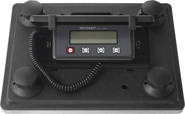 Actual product image Voltcraft VC-12870875 Floor scale Weighing capacity (max.) 200kg Readability 50g via plug-in power supply, b