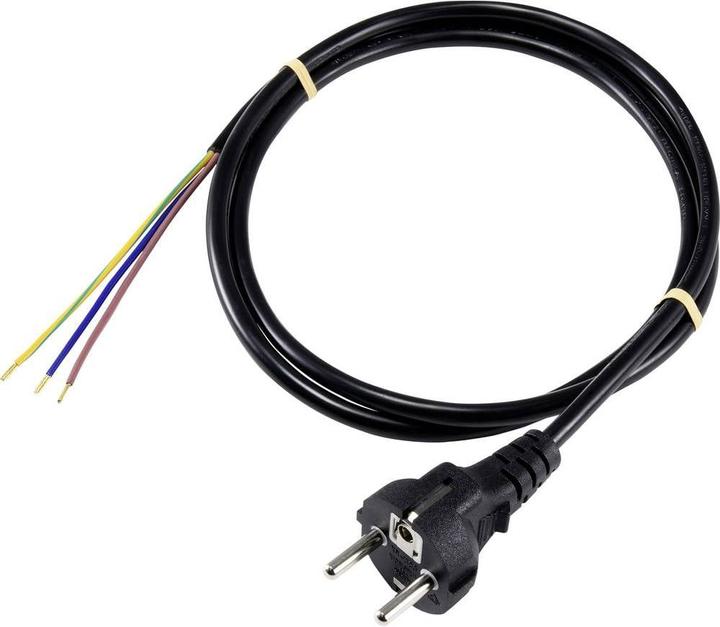 Immagine prodotto Sygonix SY-5178370 Cavo di collegamento dell'alimentazione nero 3 m (3 m)
