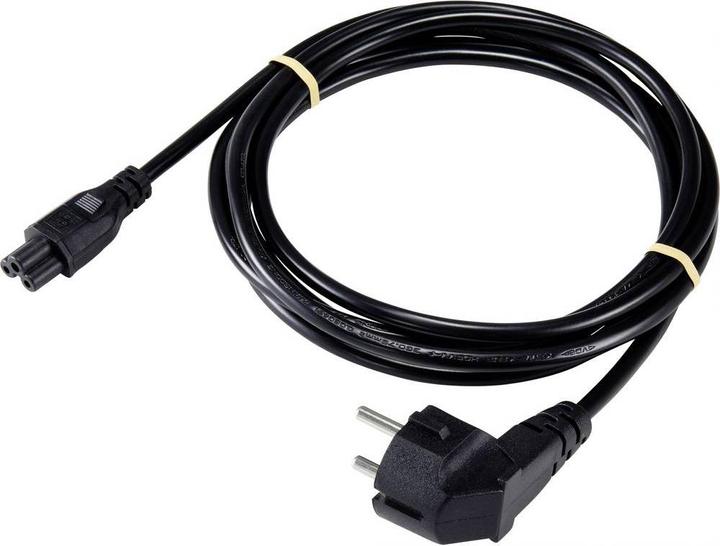 Sygonix SY-5178376 Notebook Power Cord Black 7.50 m (7.50 m)