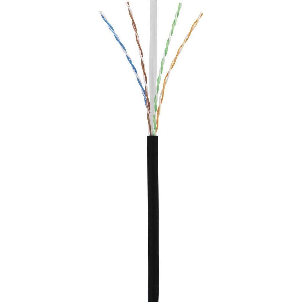 Thumbnail - Renkforce RF-5042662 RJ45 Netzwerkkabel Patchkabel CAT 6 U/UTP 15.00 m Schwarz mit (U/UTP, CAT6, 15 m), Netzwerkkabel