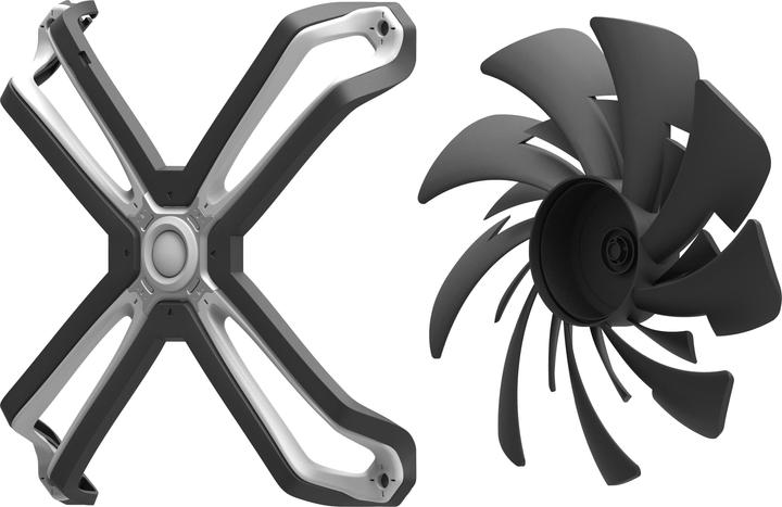 Actual product image Zalman ZM-SF140 Computer Cooling Component For Computer Case Fan 14cm Black (140 mm, 1 x)