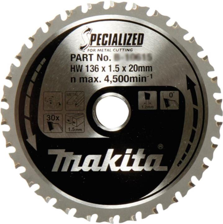 Image du produit Makita Lame de scie circulaire SPECIALIZED Ø 136x20x50Z