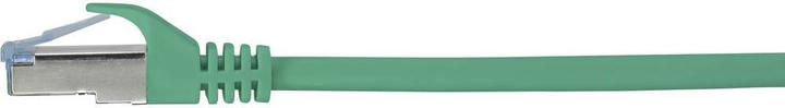 Actual product image Renkforce RF-5224646 RJ45 network cable patch cable CAT 6a S/FTP 10.00 m Green with (S/FTP, CAT6a, 10 m)