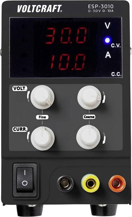 Actual product image Voltcraft ESP-3010 Laboratory power supply unit, adjustable 0 - 30 V/DC 0 - 10 A 300 W Plug-in