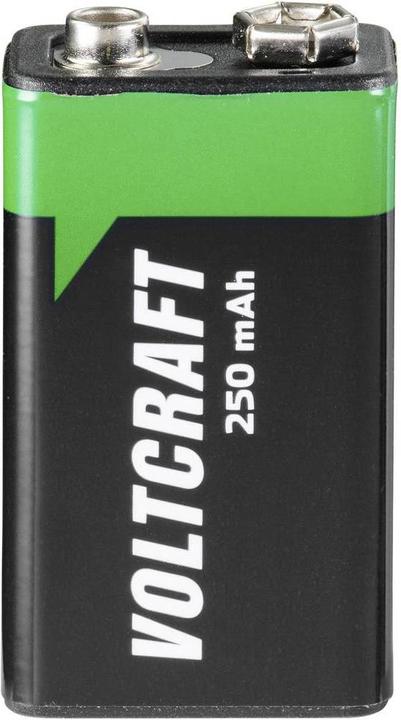 Produktbild Voltcraft 9 V Block-Akku NiMH 250 mAh 8.4 1 St. (1 Stk., 9V Block, 250 mAh)
