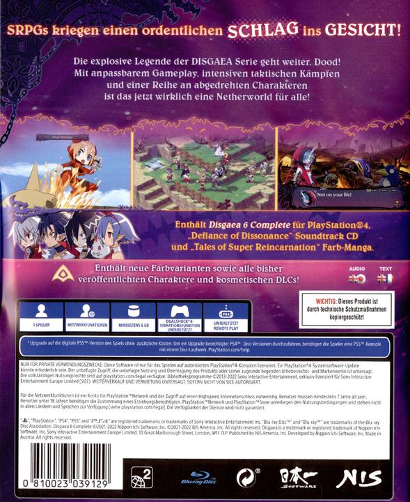 Produktbild NIS Disgaea 6 Complete (PS4) (PS4, PS5, DE)
