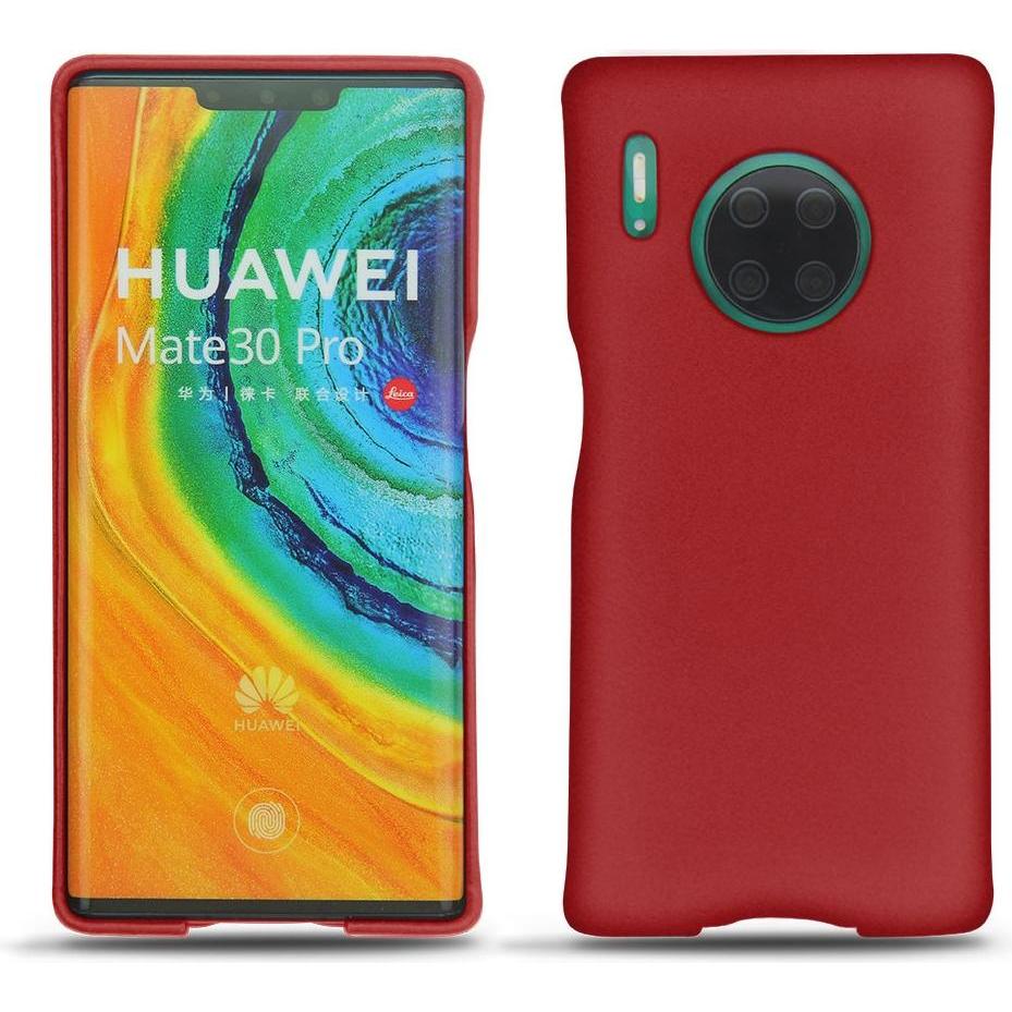 Thumbnail - Noreve Lederschutzhülle (Huawei Mate 30 Pro), Smartphone Hülle, Rot
