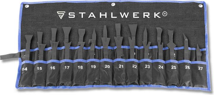 Produktbild Stahlwerk Demontage-Werkzeug-Set 27-teilig Ausbauwerkzeug Cliplöser Clipheber