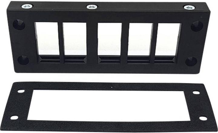 Produktbild Tru Components KEL 24/10 Kabeleinführungsleiste Klemm-O max. 16 mm Polyamid Schwarz 1 St. (Kabeldurchlass, 14.70 cm)