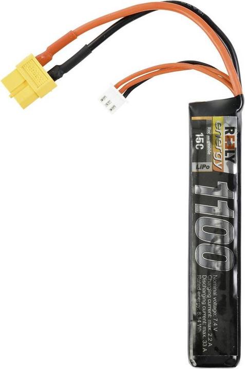 Produktbild Reely Modellbau-Akkupack (LiPo) 7.4 V 1100 mAh Zellen-Zahl: 2 30 C Softcase XT60 (7.40 V, 1100 mAh)