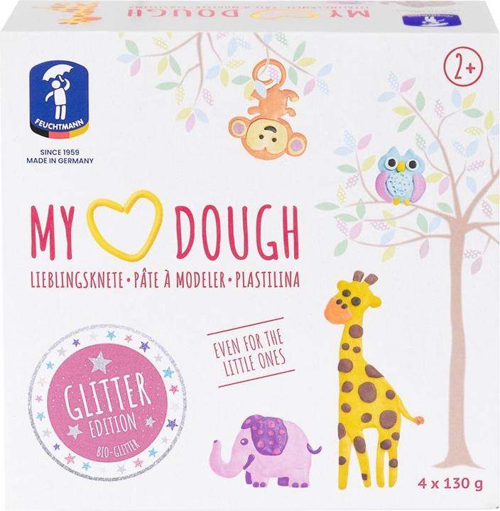 Produktbild Feuchtmann Meine Lieblingsknete Glitter 4x130g