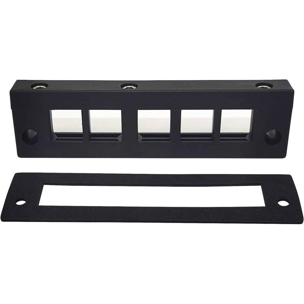 Tru Components, Kabelschutz + Kabelführung, KEL-E5 Kabeleinführungsleiste Klemm-Ø (max.) 16 mm Polyamid Sc (Kabeldurchla...