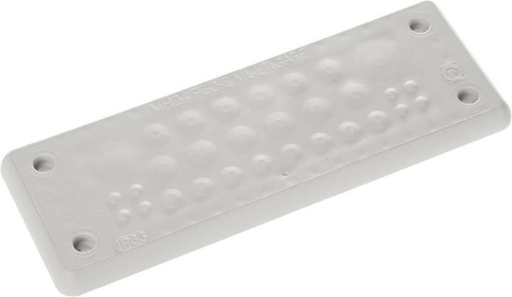 Produktbild Trelleborg MH-24 F 30-2 LIGHT GREY UL94 V-0 IP65 TPE Screw Durchführungsplat (Kabeldurchlass, 15.40 cm)